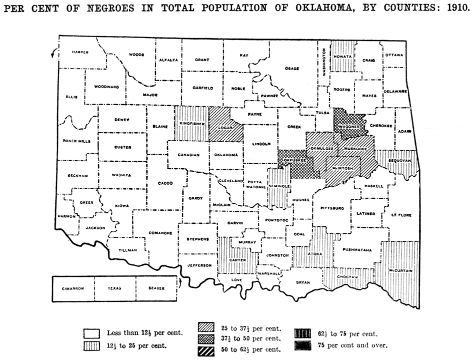 1910 Oklahoma Census, Chapter 2, Map